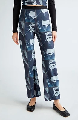 ELLISS Bather Jersey Pull-On Pants Black Print Multi at Nordstrom,