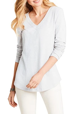 NIC+ZOE Countryside V-Neck Top in Paper White at Nordstrom, Size Small P