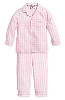 Petite Plume Gingham Two-Piece Pajamas Pink Multi at Nordstrom,