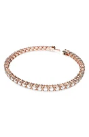 Swarovski Re Matrix Tennis Bracelet in Rose Gold at Nordstrom, Size Small