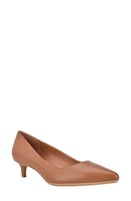 Calvin Klein Gabrianna Kitten Heel Pump Leather at Nordstrom,