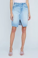 L'AGENCE Tylee Denim Skirt Palisade at Nordstrom,