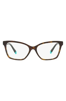 Tiffany & Co. 54mm Pillow Optical Glasses in Havana at Nordstrom