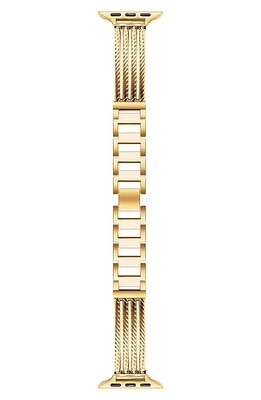 The Posh Tech Metal Apple Watch Watchband in Gold at Nordstrom, Size 38