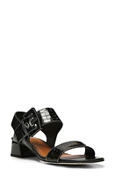 Donald Pliner Vixi Block Heel Sandal Black at Nordstrom,