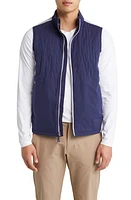 Peter Millar Fuse Elite Hybrid Vest Navy/British Grey at Nordstrom,