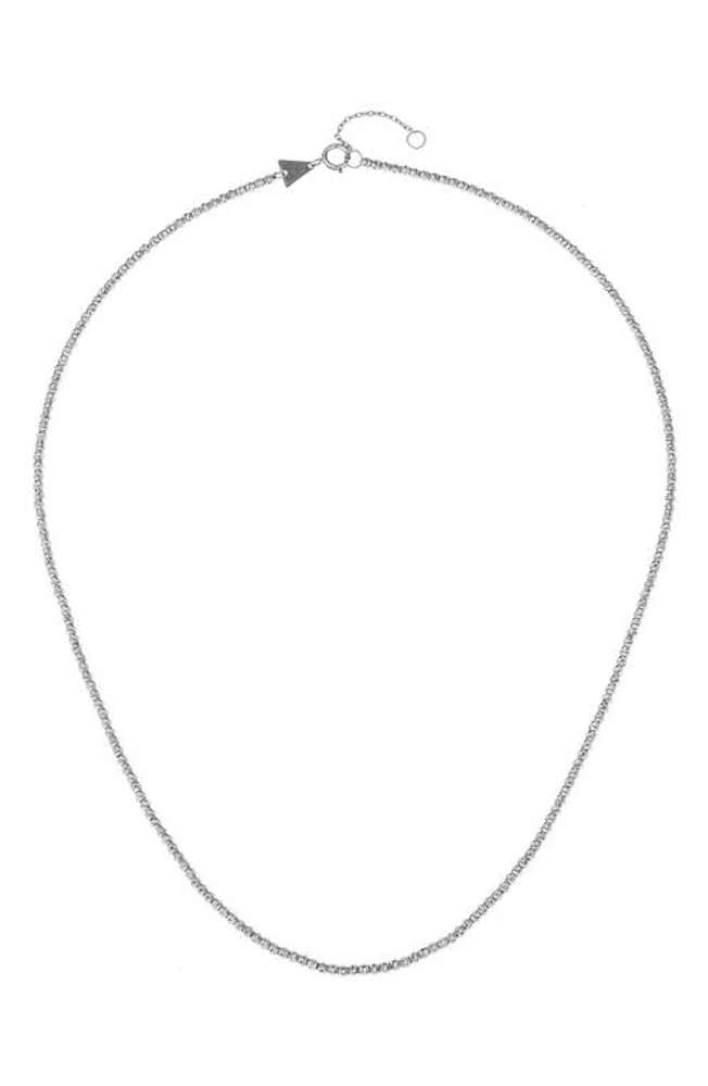 Adina Reyter Bead Chain Necklace in Sterling Silver at Nordstrom, Size 16