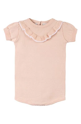 Feltman Brothers Kids' Ruffle Knit Bodysuit Blush at Nordstrom,