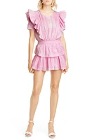 LoveShackFancy Natasha Ruffle Tiered Minidress at Nordstrom,