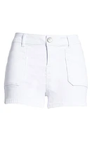 1822 Denim Butter High Waist Shorts White at Nordstrom,