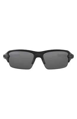 Oakley Kids' Flak XS 59mm Prizm Polarized Rectangular Sunglasses in Matte Black at Nordstrom