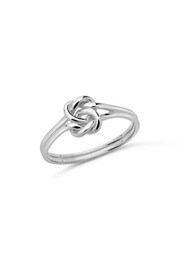 Sterling Forever Sterling Silver Knot Ring at Nordstrom, Size 7