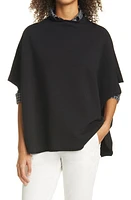 Frank & Eileen Audrey Funnel Neck Capelet in Black at Nordstrom