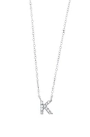 Bony Levy Icon Diamond Initial Pendant Necklace in 18K White Gold