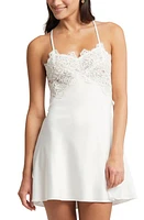 Rya Collection Rosey Chemise Ivory at Nordstrom,