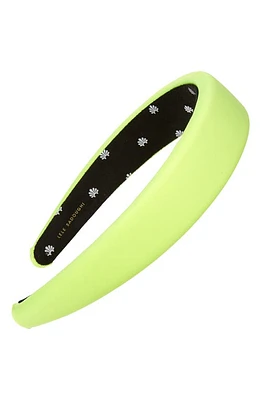 Lele Sadoughi Alice Neoprene Headband in Chartreuse at Nordstrom