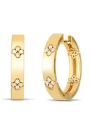 Roberto Coin Love in Verona Hoop Earrings in Yg at Nordstrom