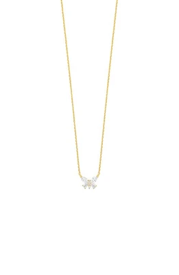 Bony Levy Simpler Obsession Diamond Butterfly Pendant Necklace in 18K Yellow Gold at Nordstrom