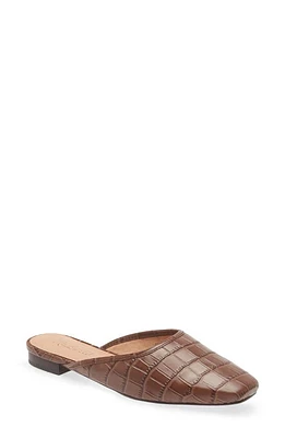 Madewell Croc Embossed Mule in Forage at Nordstrom, Size 9.5