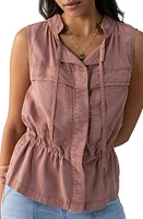 Sanctuary Leah Surplus Vest Washed Clay at Nordstrom,