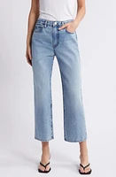 FRAME Le Jane Distressed Crop Straight Leg Jeans Divine at Nordstrom,