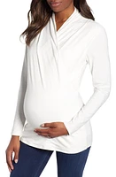 Angel Maternity Maternity/Nursing Top White at Nordstrom,