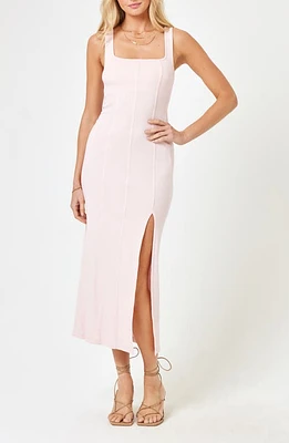 LSPACE Vivienne Rib Cover-Up Dress Petal at Nordstrom,