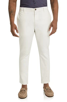 Johnny Bigg Ledger Slim Fit Stretch Cotton & Modal Chinos White at Nordstrom,