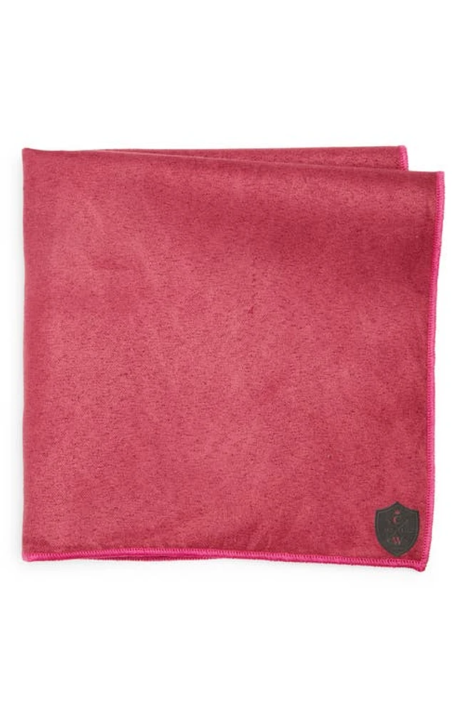 CLIFTON WILSON Cotton Pocket Square in Fuchsia at Nordstrom