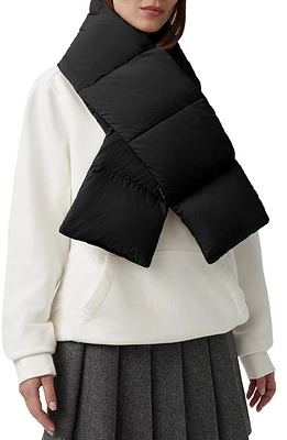 Canada Goose Puffer Down Scarf in Black at Nordstrom