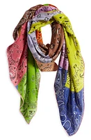 JANE CARR The Hankie Modal & Cashmere Square Scarf in Pop at Nordstrom