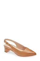 FRANKIE4 Juliett II Pointed Toe Slingback Pump Tan at Nordstrom,