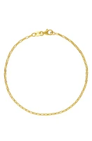 Bony Levy BLG 14K Gold Paper Clip Chain Bracelet in 14K Yellow Gold at Nordstrom, Size 7