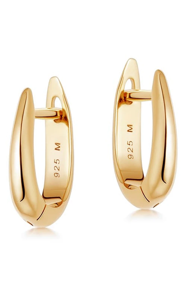 Missoma Plain Claw Huggie Hoop Earrings in Gold at Nordstrom