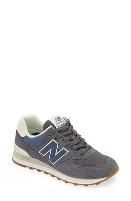 New Balance 574 Sneaker in Magnet/Vintage Indigo at Nordstrom, Size 11