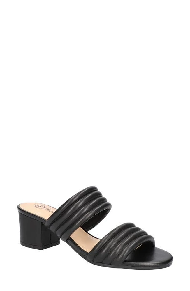 Bella Vita Georgette Slide Sandal Black at Nordstrom,