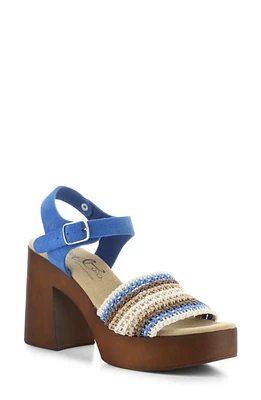 Bos. & Co. Reny Ankle Strap Platform Sandal Multi at Nordstrom,