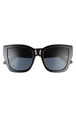 AIRE Haedus 53mm Cat Eye Sunglasses in Black /Smoke Mono at Nordstrom