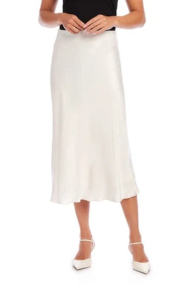 FIFTEEN TWENTY Mia Bias Cut Satin Midi Skirt at Nordstrom,