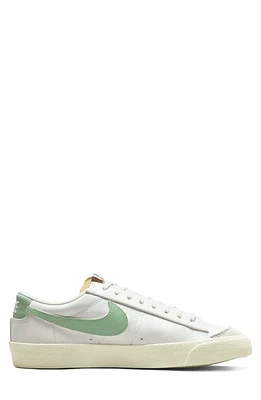 Nike Blazer Low '77 Premium Sneaker in Sail/Enamel Green/Sail at Nordstrom, Size 15