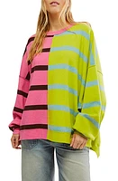 Free People Uptown Stripe Sweatshirt Combo at Nordstrom,