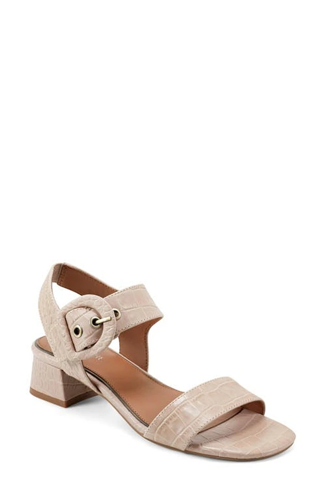 Easy Spirit Selina Ankle Strap Sandal in Dark Natural at Nordstrom, Size 8.5