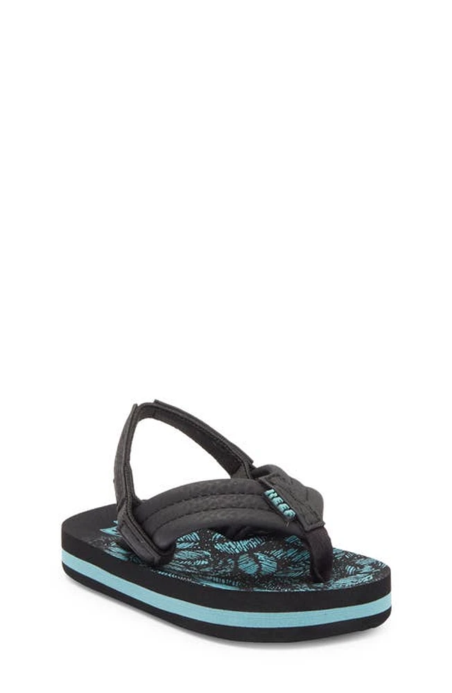 Reef Kids' Little Ahi Flip Flop Aquifer Palm at Nordstrom, M