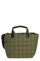 VeeCollective Porter Water Repellent Quilted Weekend Bag in Moss at Nordstrom