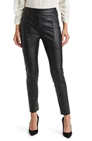 BOSS Tacka Slim Fit Faux Leather Pants in Black at Nordstrom, Size 10