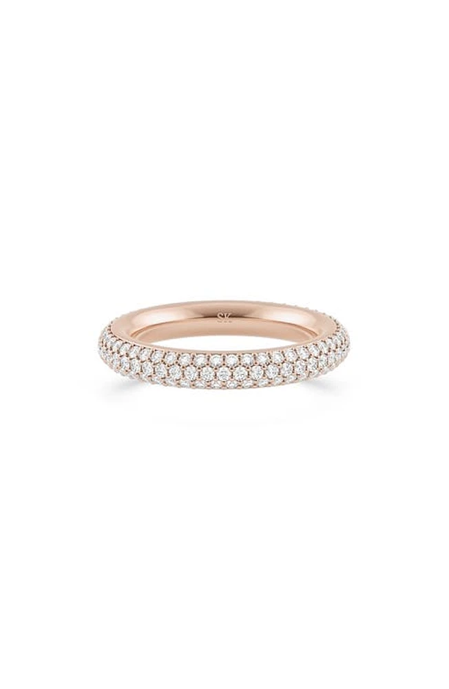 Spinelli Kilcollin Pavé Diamond Band in Rose Gold at Nordstrom, Size 5.5