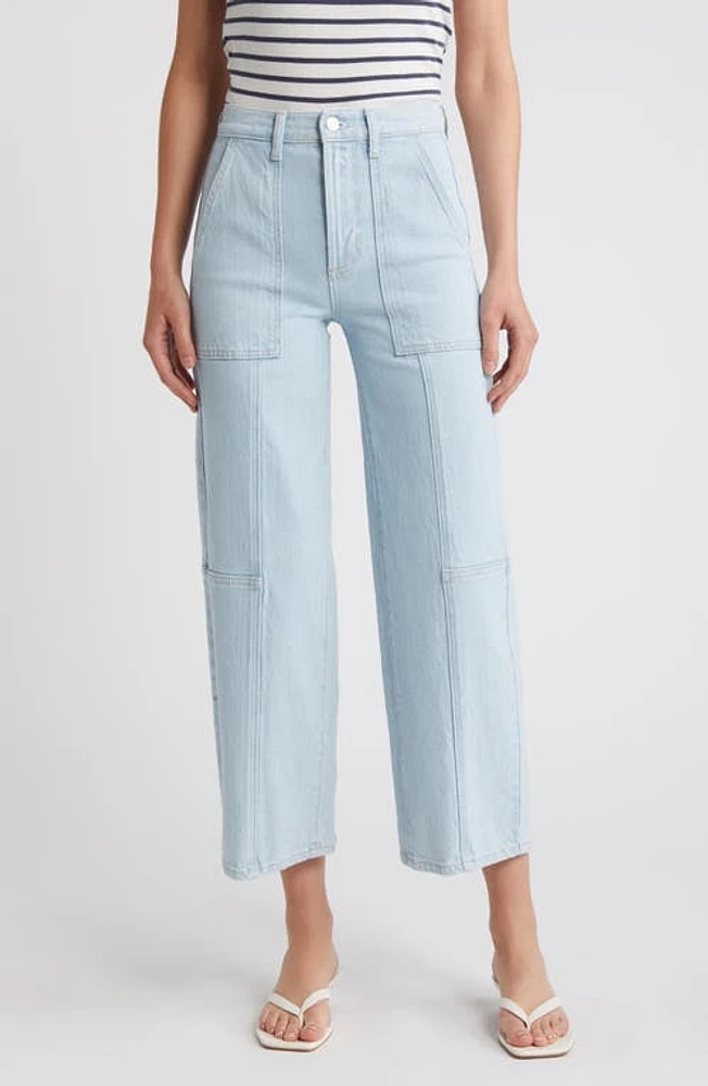 Rails Getty High Waist Crop Utility Jeans Oceanview at Nordstrom,