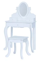 Teamson Kids Fantasy Fields Little Princess Rapunzel Vanity Table & Stool in White at Nordstrom