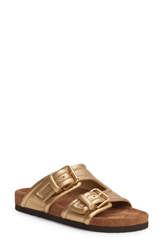 Valentino Garavani Anywear Slide Sandal Star Gold at Nordstrom,