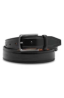 Bosca Sorento Leather Belt Black at Nordstrom,